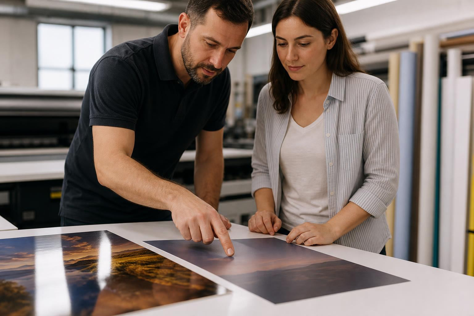 How to Decide Between Matte and Gloss Lamination for Signs