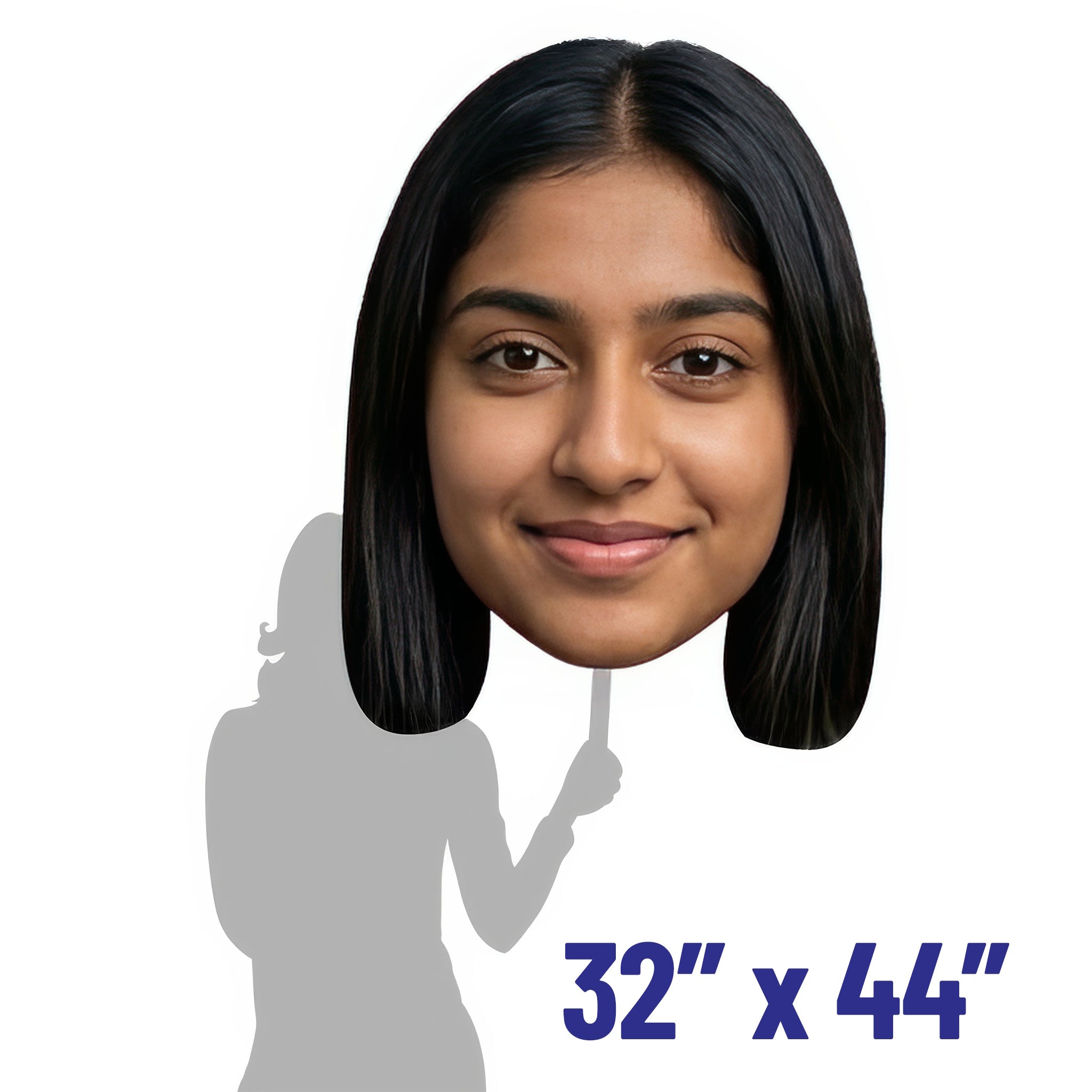 Premium foam board big head cutouts for parties, graduations, sports games, and more