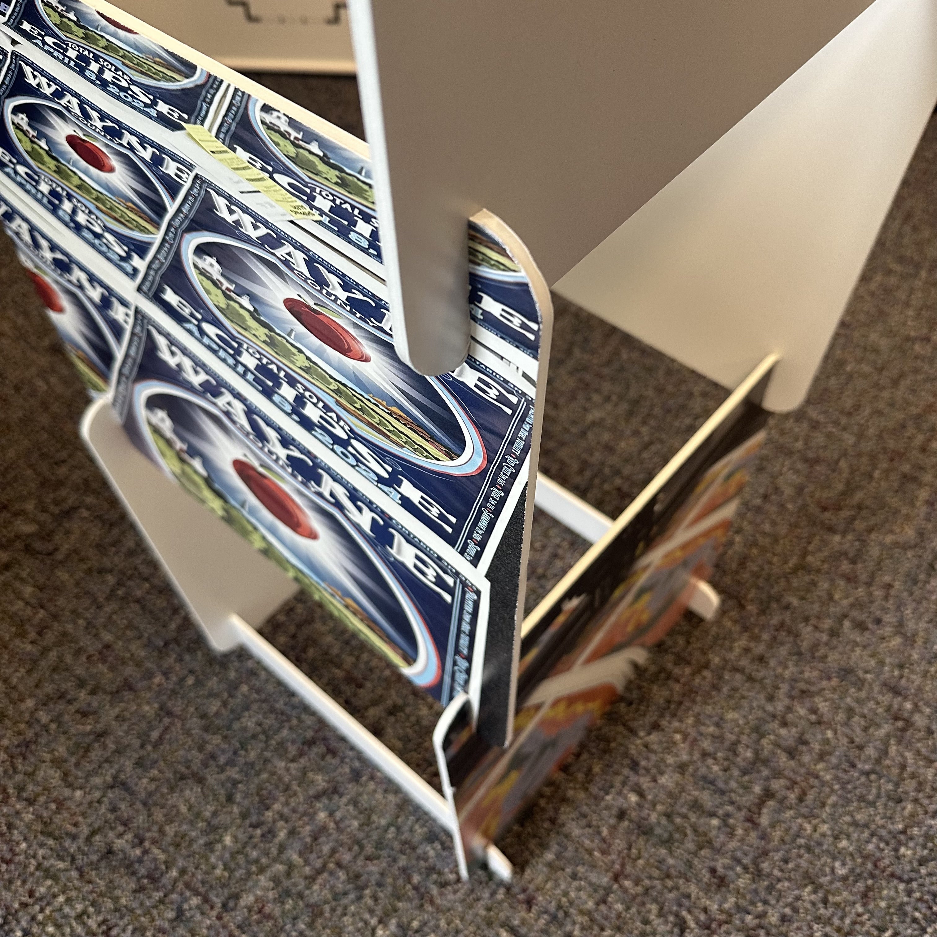 Foam Board Display Tower