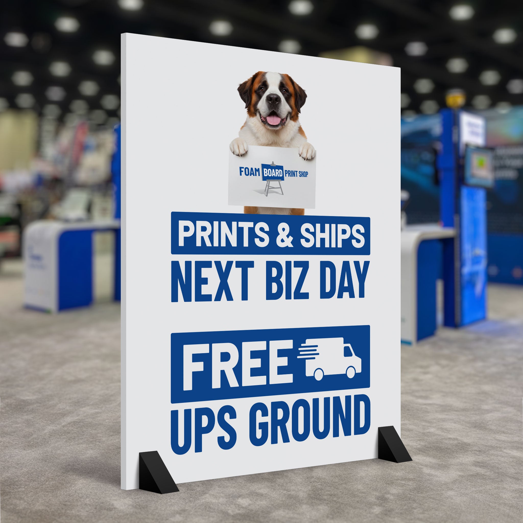 Floor Standing Foam Board Prints