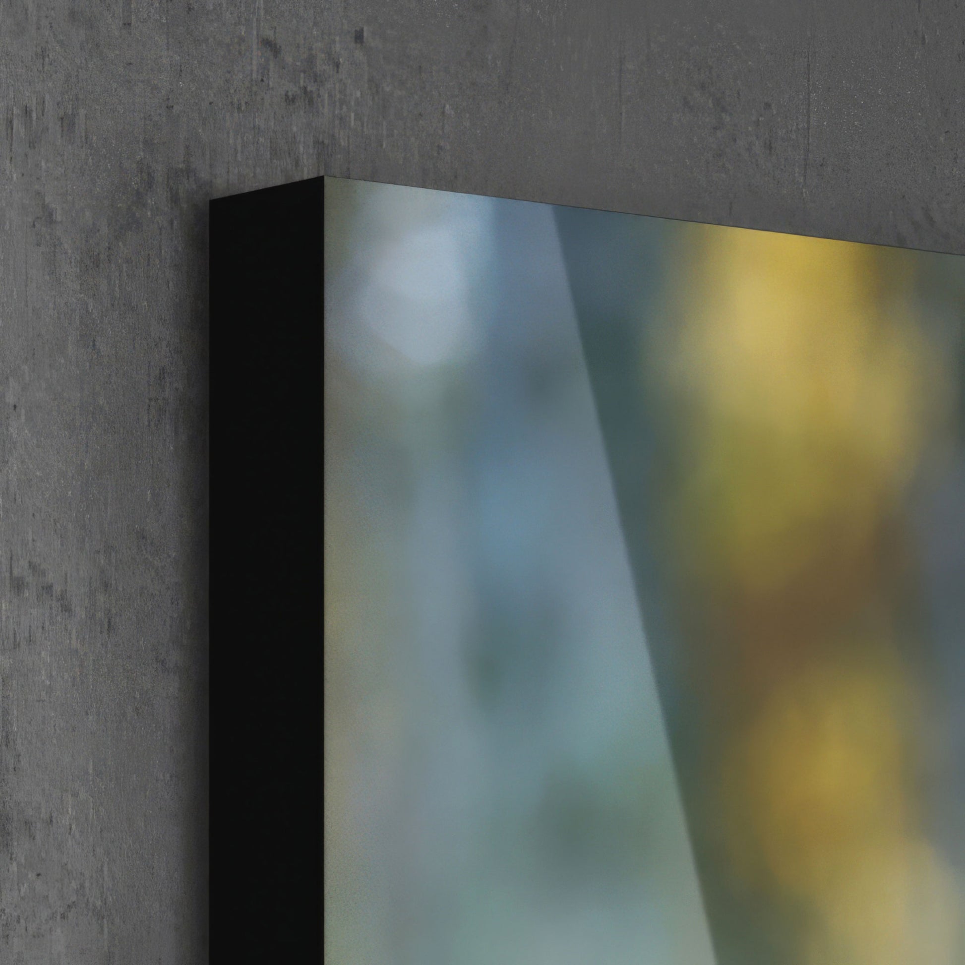 Edge capped foam board photo prints with included hanging hardware