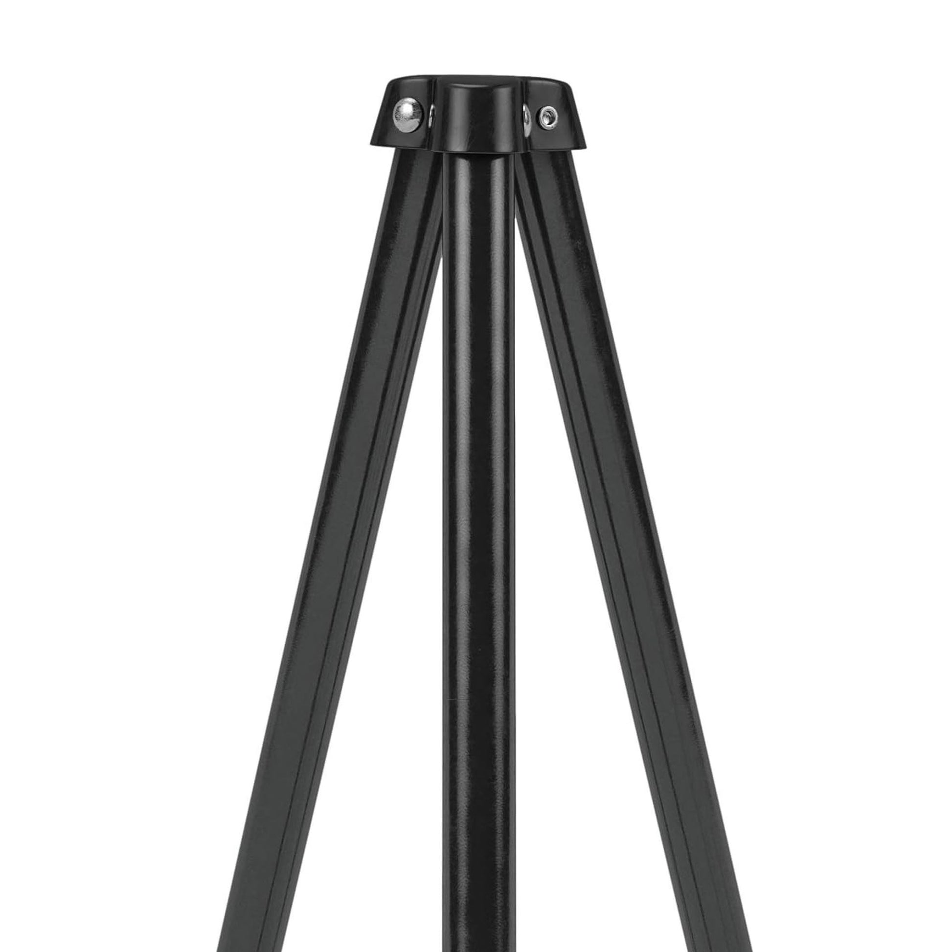 Collapsible black metal easel stand for displaying custom printed foam core boards