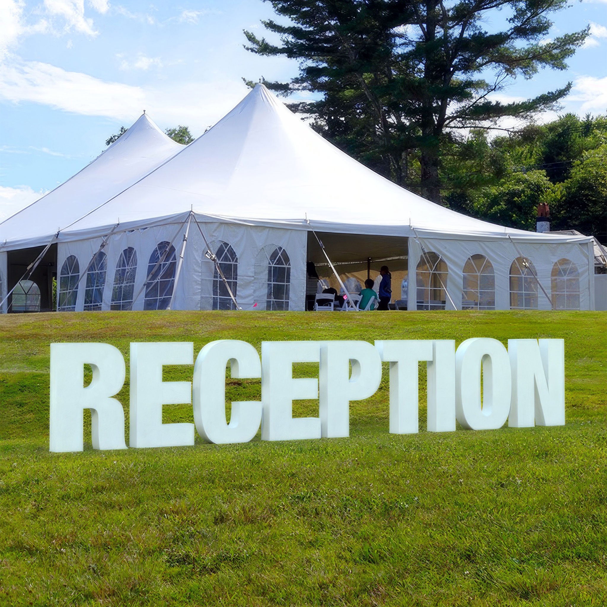 Large cut foam letters can enhance an event or display, and have many color and font options