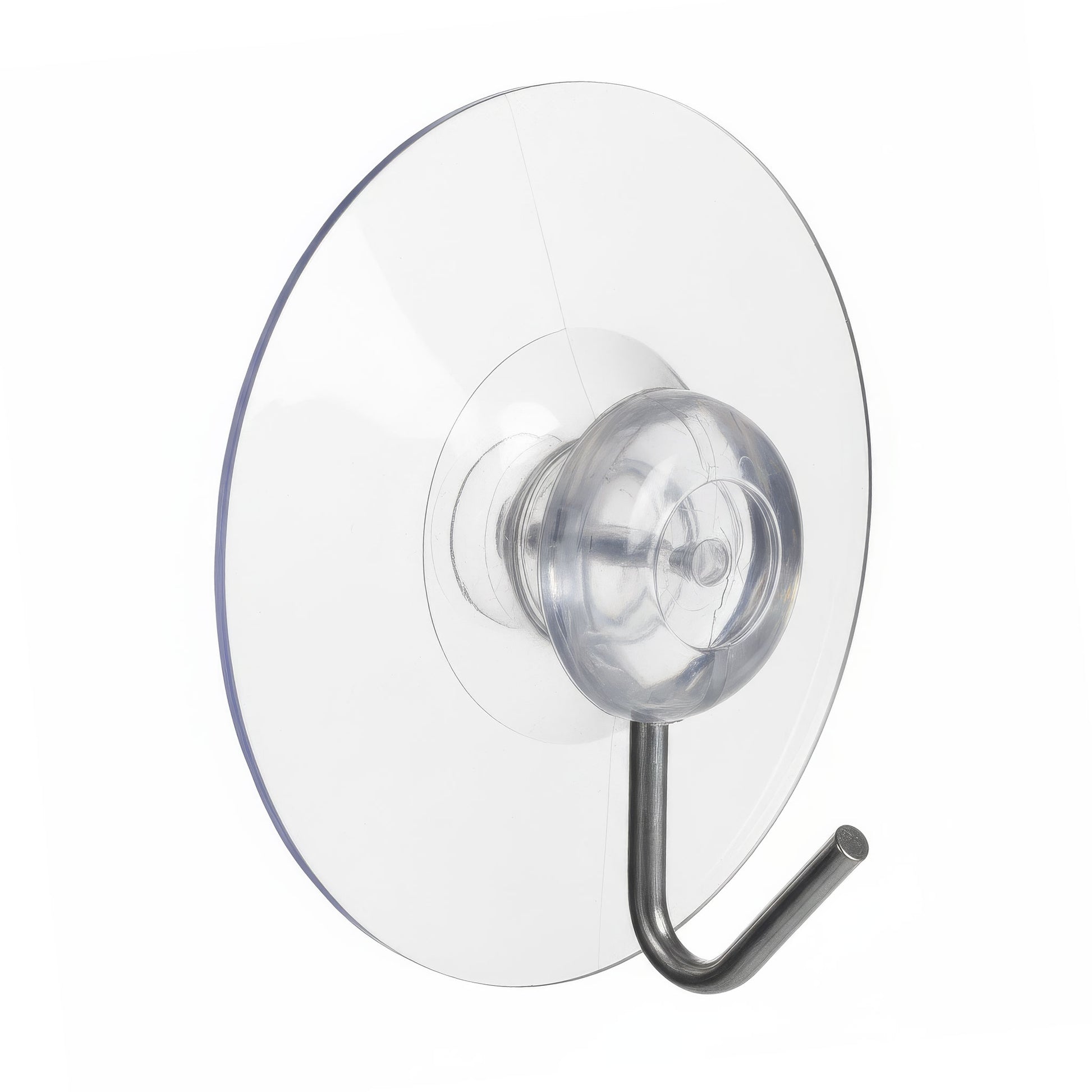 Suction cup with hook to display foam board in window