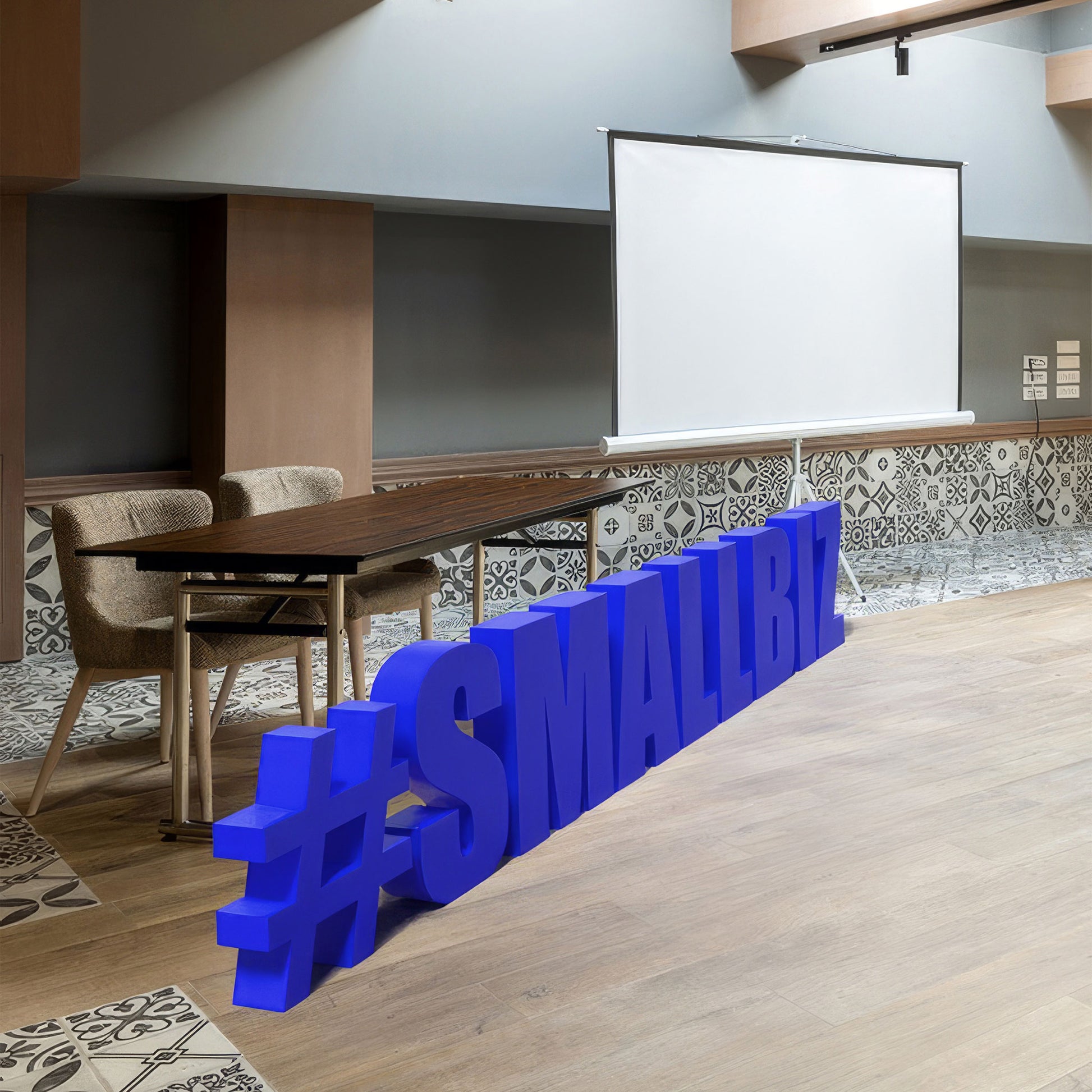 Large cut foam letters can enhance an event or display, and have many color and font options