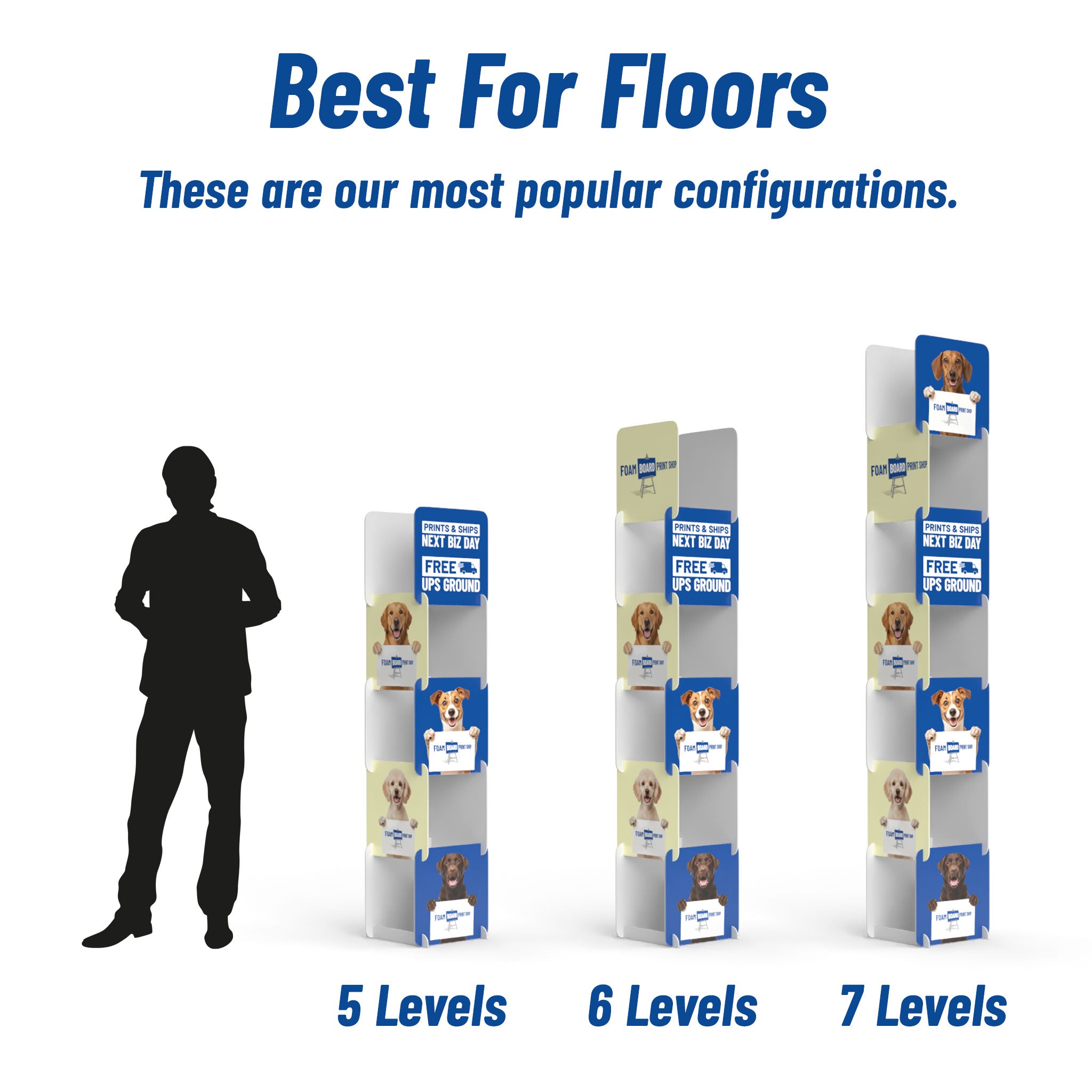Foam Board Display Tower