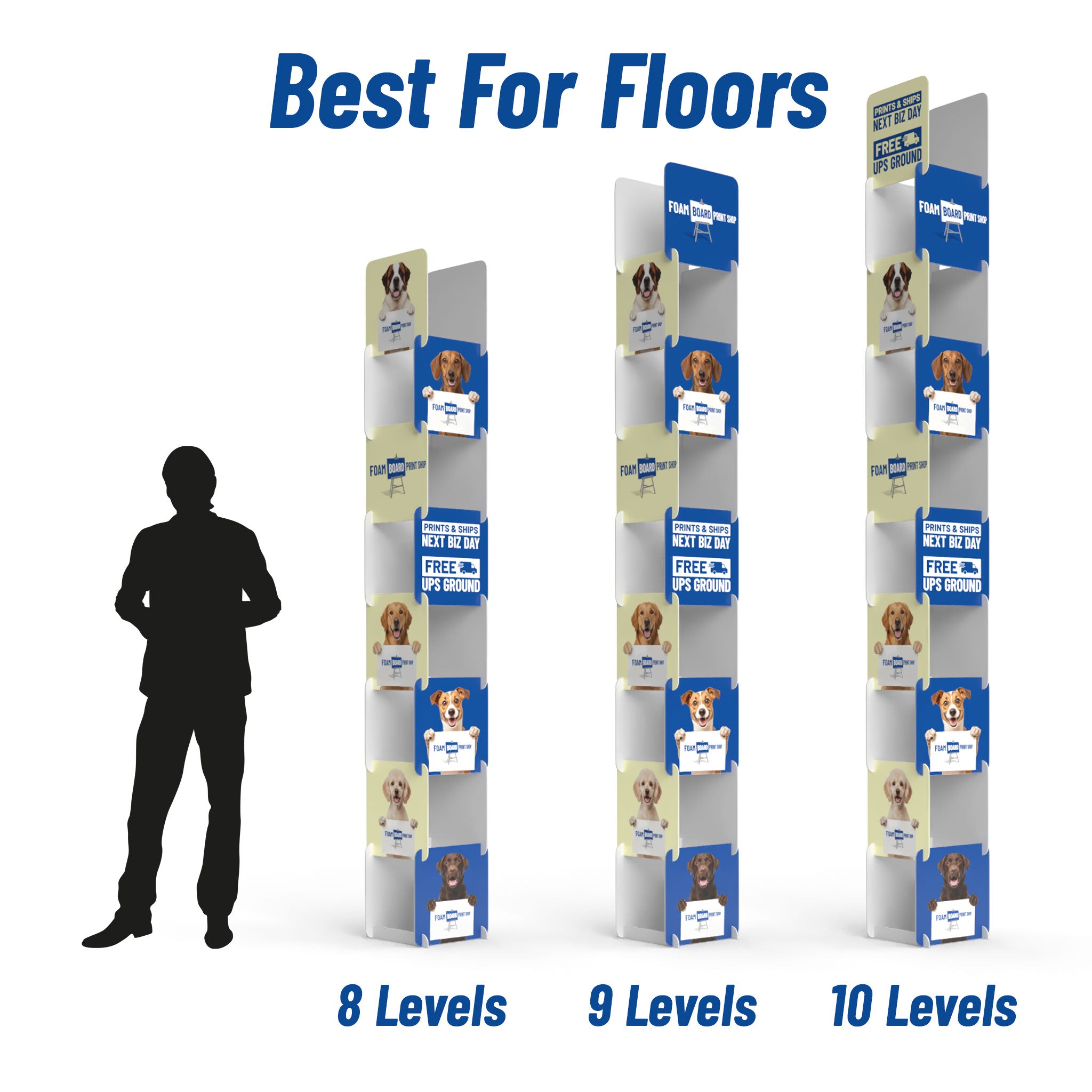 Foam Board Display Tower