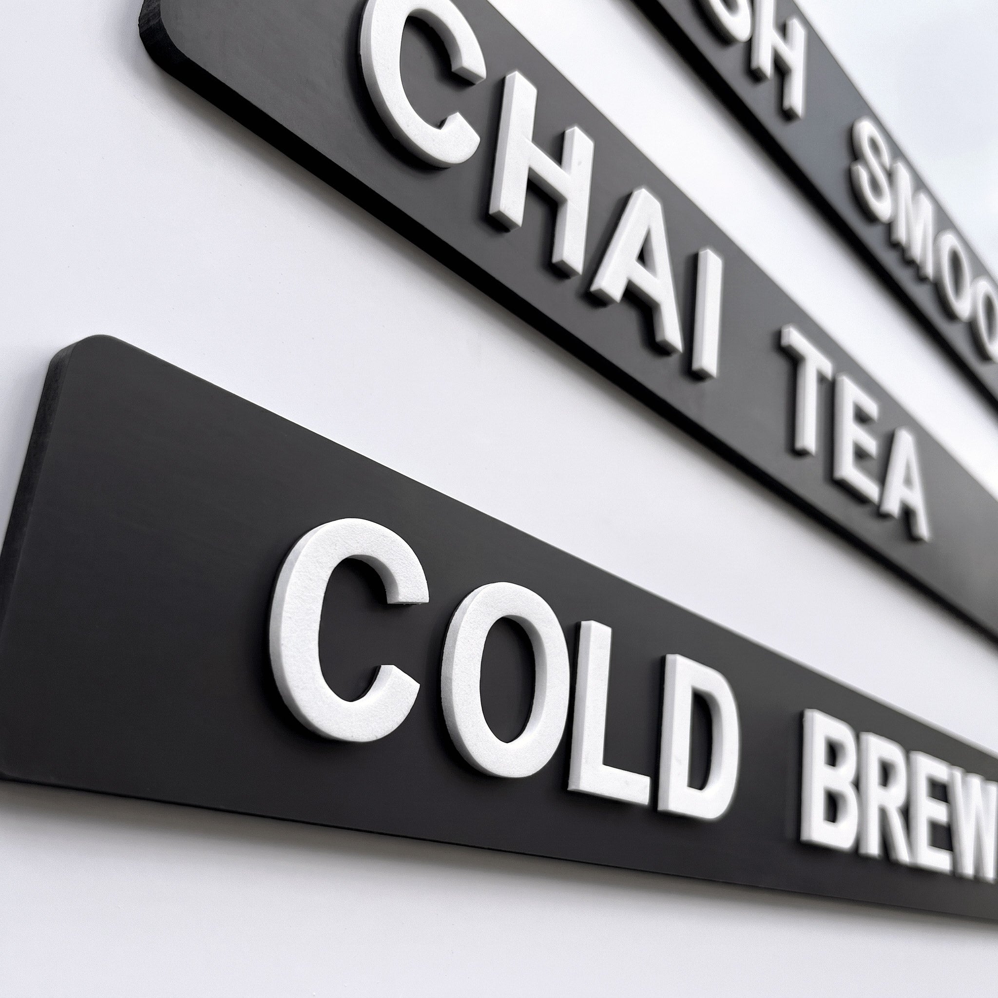 Magnetic Menu Rail Kit with Foam Letters