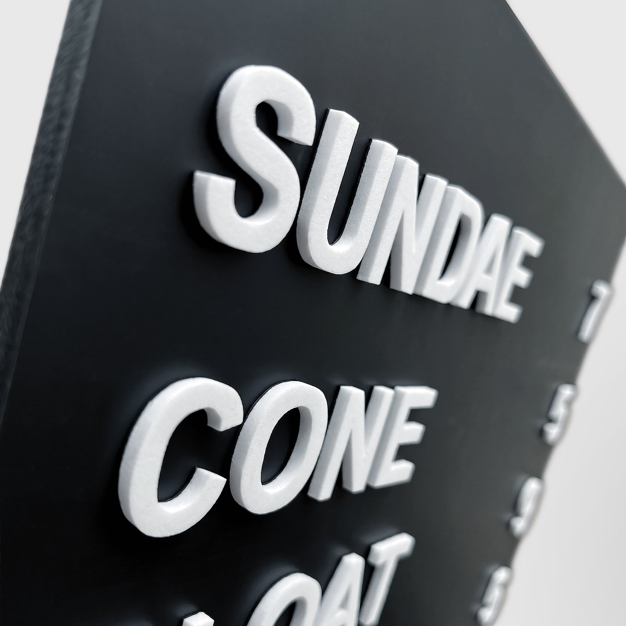 Magnetic Countertop Menu Board with Foam Letters
