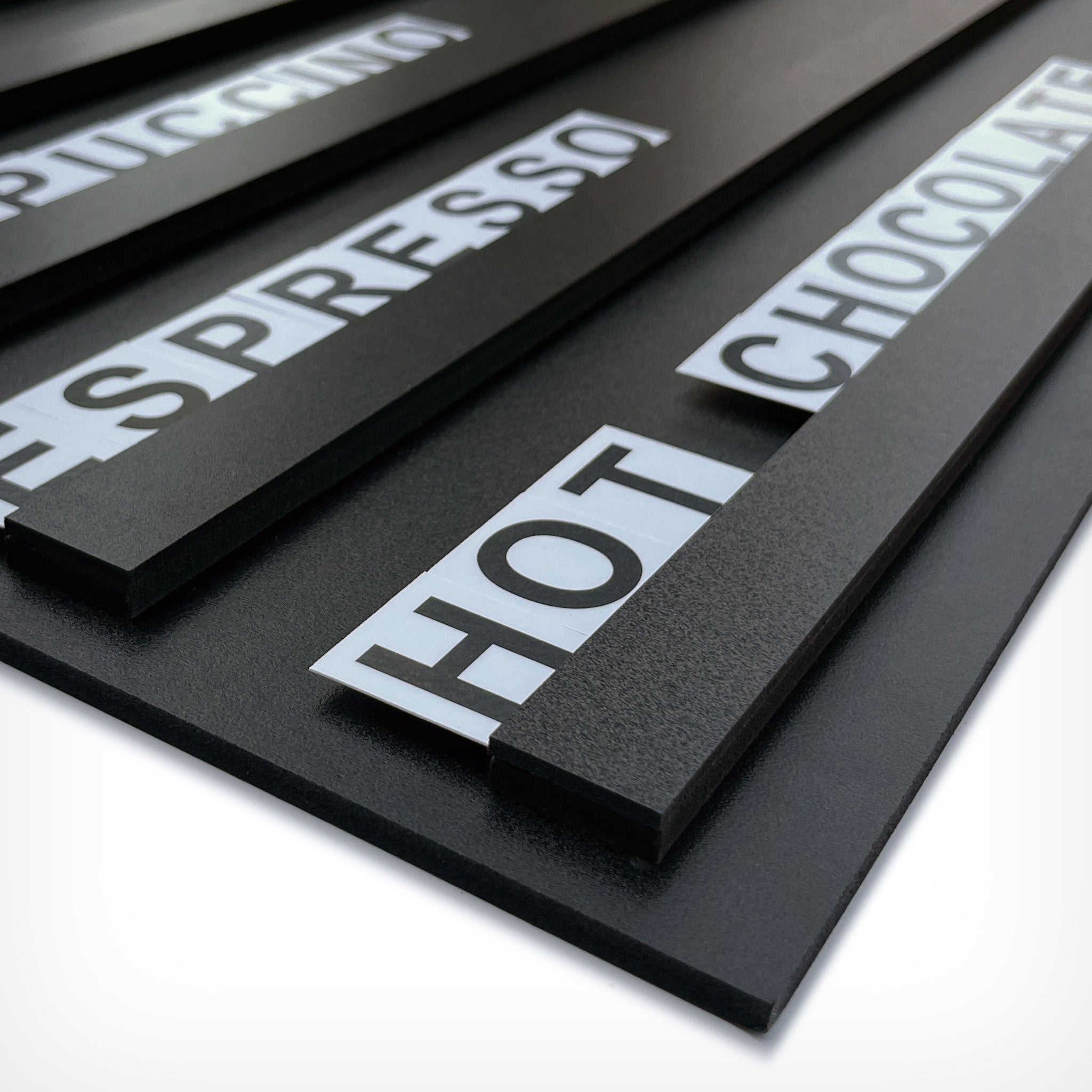Menu Board with Durable Poly Letters
