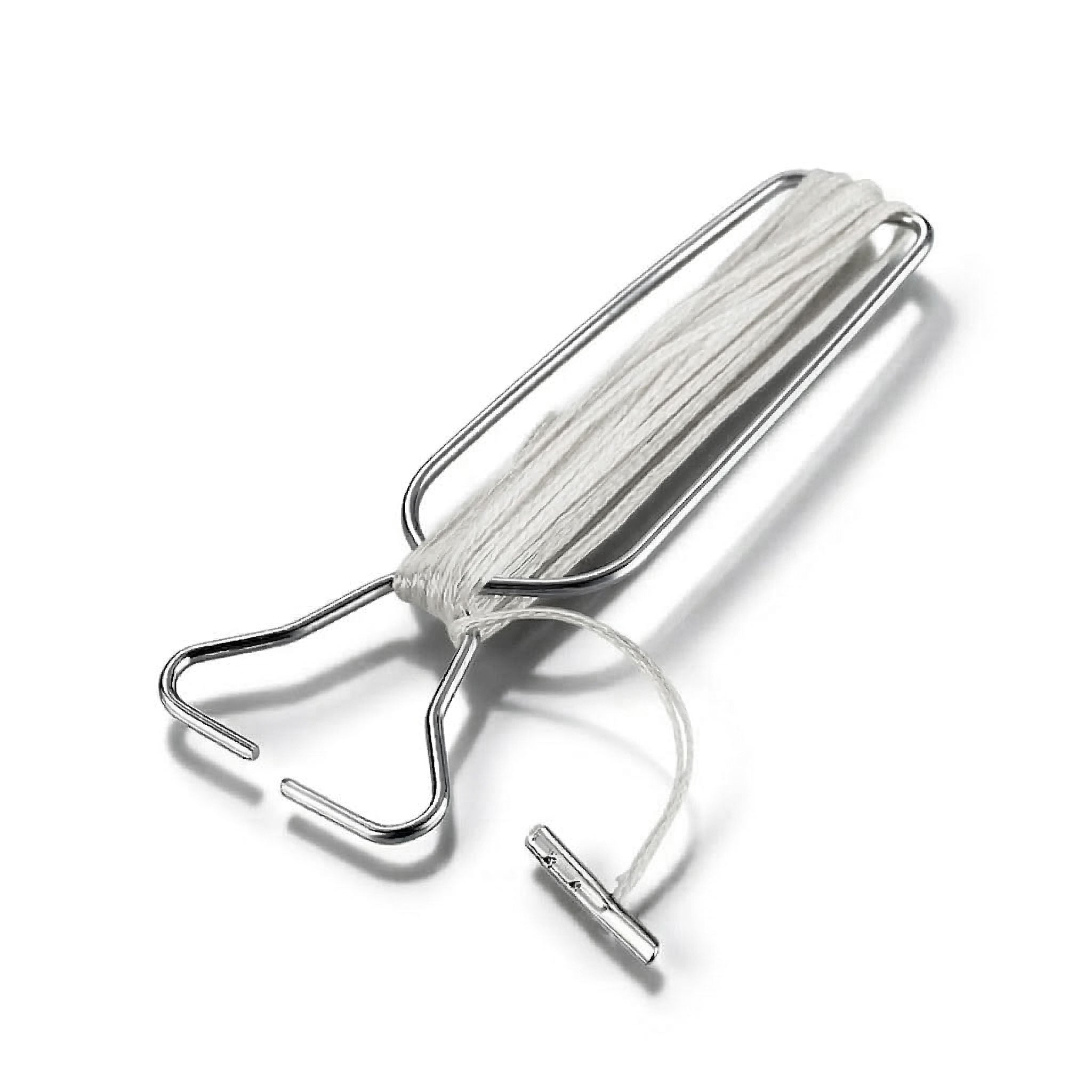 Metal Squeeze Clip with String (Set of 2)