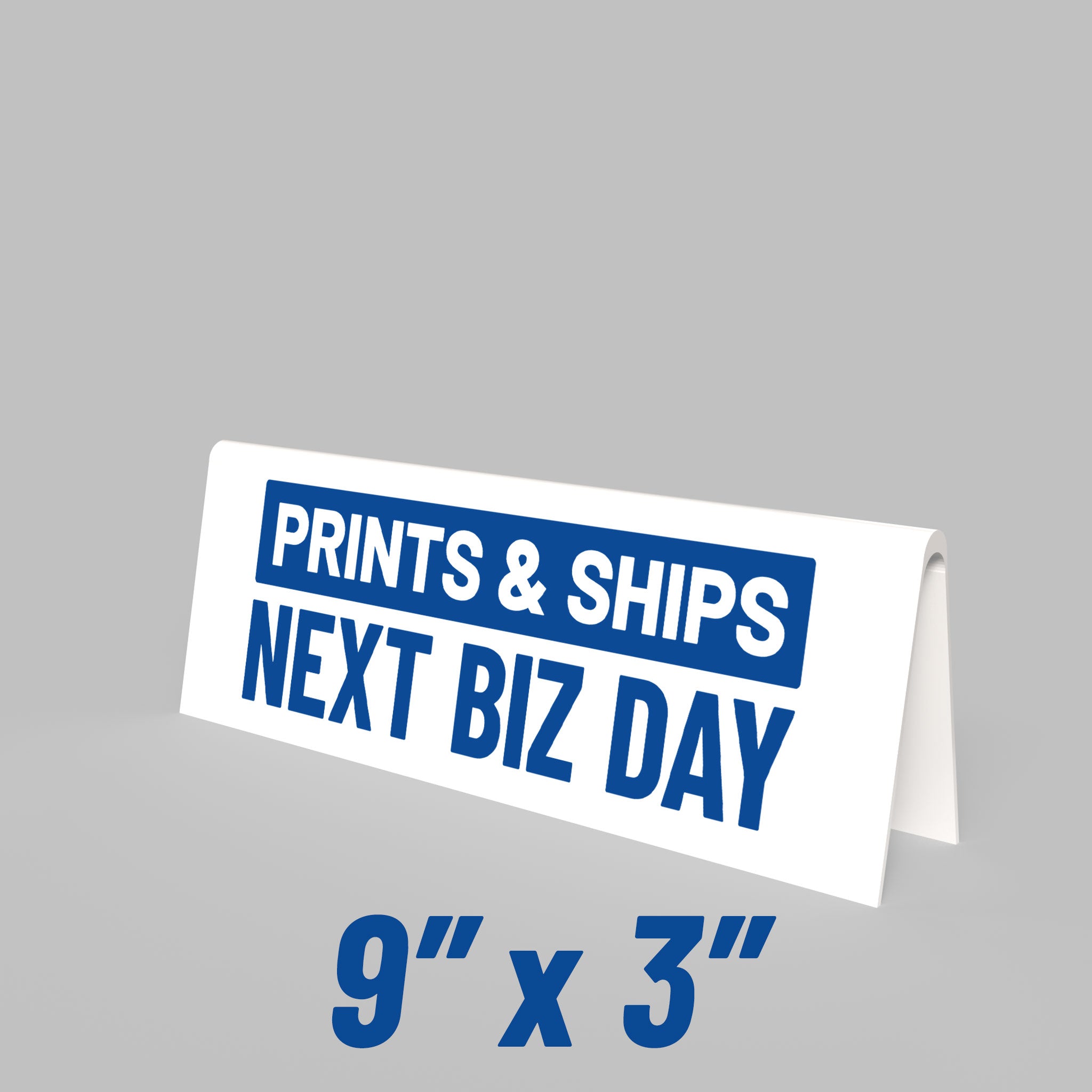 PVC Table Tents